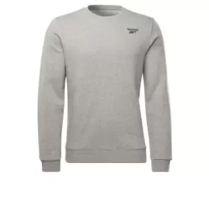 Image of Reebok Identity Fleece Crew Sweatshirt Mens - Grey