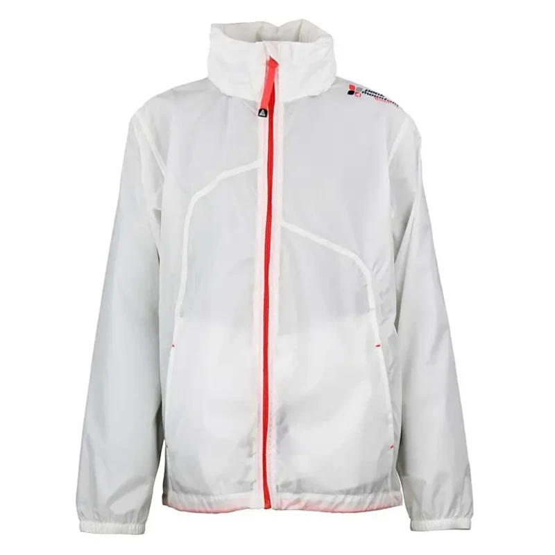 Image of Peak Mountain Girl's waterproof jacket Peak Mountain Gara Blanc Female 16 ans GARA/10-16/FL/1/BLANC