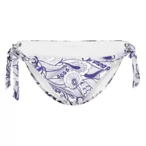 Image of Ted Baker Iryene Side Tie Bikini Bottoms - White