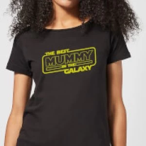 Image of Best Mummy In The Galaxy Womens T-Shirt - Black - 5XL