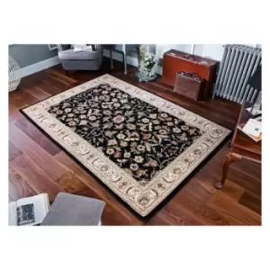 Image of Royal Classic 636B 240cm x 340cm Rectangle - Black and Ivory and Red