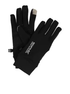 Image of Regatta Touchtip Stretch Gloves, Black Size XL Men
