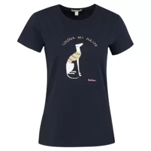 Image of Barbour Womens Bowland Tee Navy 10