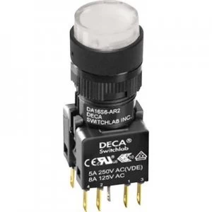 Image of DECA ADA16S6 MR1 B2CW Pushbutton 250 V AC 5 A 1 x OffOn IP65 momentary