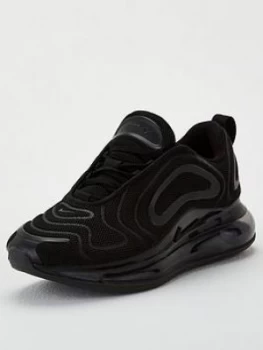 Image of Nike Air Max 720 Junior Trainers - Black
