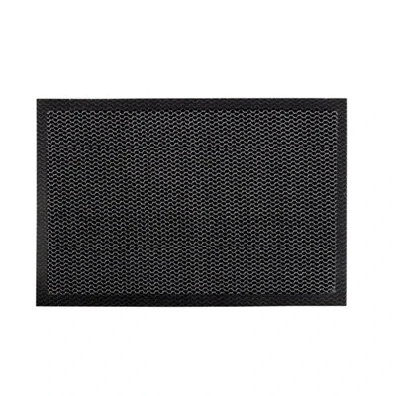 Image of Doortex Doortex Meshmat Flat Edging Full Anti-slip PVC Backing 500x800mm Metallic Grey UREMFLYV0002 UREMFLYV0002