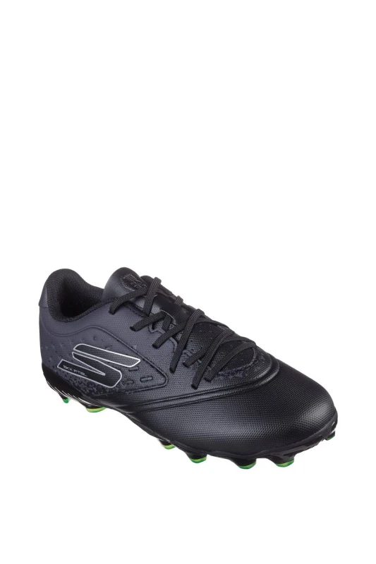 Image of Skechers Razor Juniors Firm Ground Football Boots - Black 3