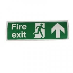 Image of Blick Safety Sign Fire Exit Up 150x450mm Self-Adhesive EB09AS