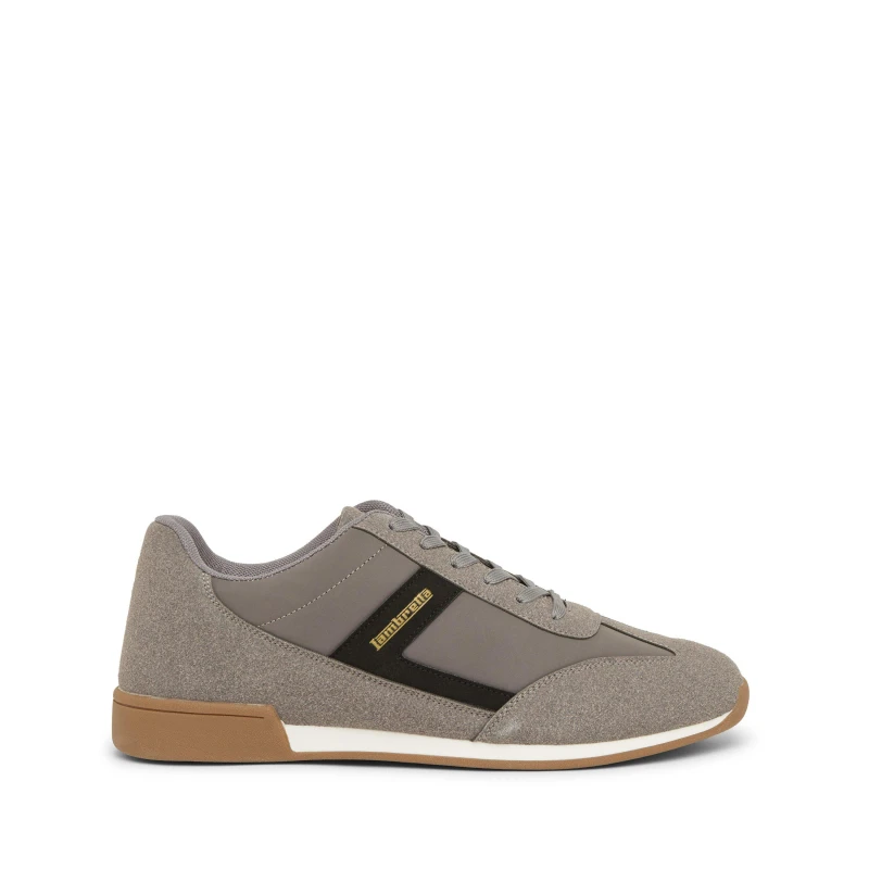 Image of Lambretta Mens Panther Court Trainers Charcoal male 8 (42)