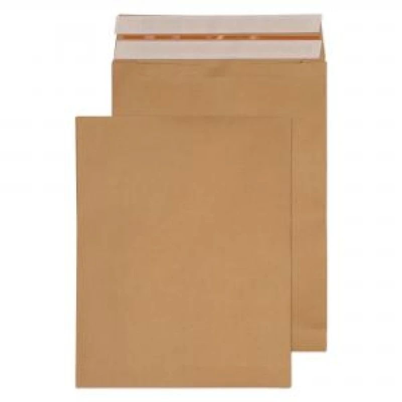Image of Blake Blake Vita Kraft Mailing Bag Envelopes Peel and Seal Natural Brown 130gsm 480mm x 380mm x 80mm (Pack 100) - KBB170 KBB170