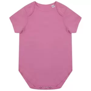 Image of Larkwood Babies Organic Bodysuit (6-12 Months) (Bright Pink)