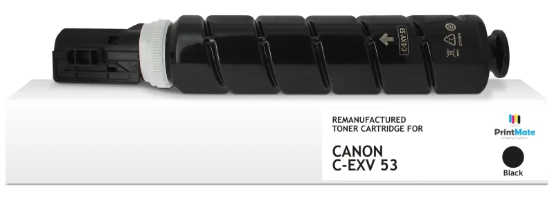 Image of PrintMate Canon C-EXV53. remanufactured toner. Black 41200p