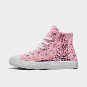 Image of Girls' Little Kids Converse Chuck Taylor All Star Confetti High Top Casual Shoes