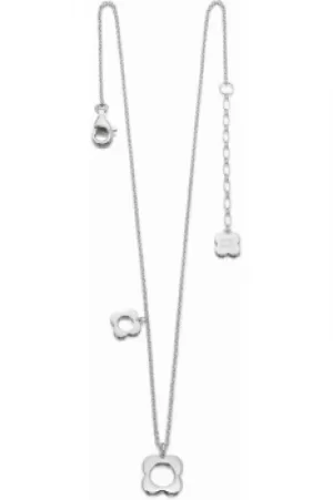 Image of Ladies Orla Kiely Sterling Silver Flower Necklace N4041
