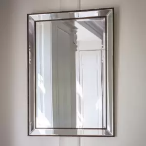 Image of Ashwell Mirror 75x105.5cm Brown