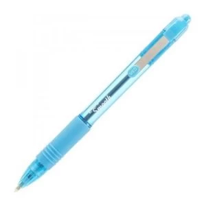 Image of Zebra Z-Grip Smooth Ballpoint Pen Medium 1.0mm Tip 0.7mm Line Light Blue - Pack of 12 Pens
