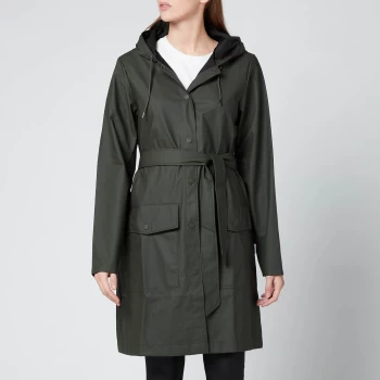 Image of Rains Trekker Hooded Coat - Black - XS/S