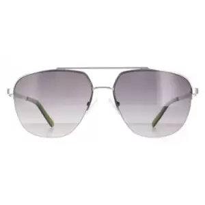 Image of Aviator Shiny Light Nickeltin Smoke Gradient GF5065
