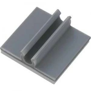 Image of Cable mount Self adhesive Grey Conrad Components