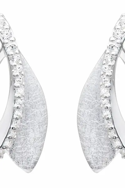 Image of Unique & Co Ladies Unique & Co Sterling Silver Earrings ME-587/SiL