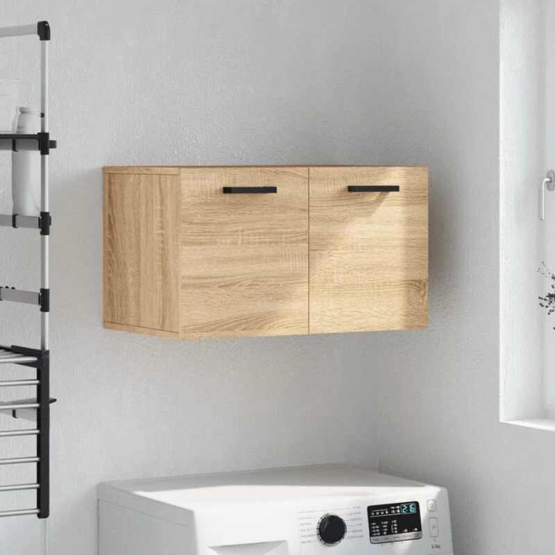 Image of VIDAXL Wall Cabinet Sonoma Oak 60x36.5x35cm Engineered Wood Vidaxl 8720845948641