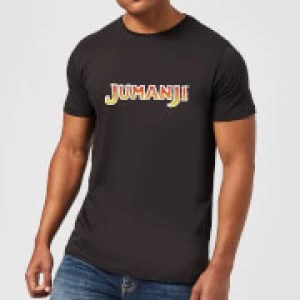 Image of Jumanji Logo Mens T-Shirt - Black - XXL
