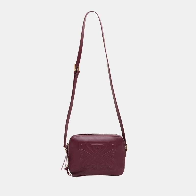 Image of Biba Leather Rachel Cross Body Bag Fig female One Size