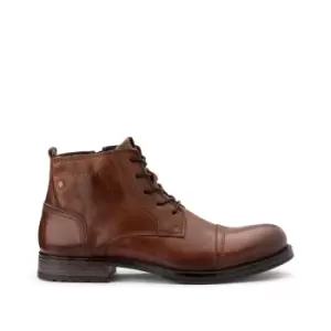 Image of Russel Mid Leather Ankle Boots