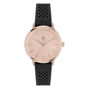 Image of Adidas AOSY22070 Womens Code One Rubber Strap Wristwatch