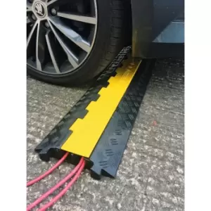 Image of MORAVIA Traffic-line Cable/Hose Protection Ramp - 970 x 250 x 50mmH - 2 Channel