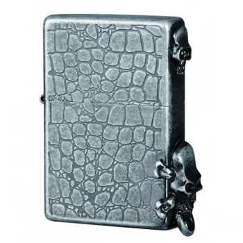 Image of Zippo Brushed Chrome Rock Chic SA Windproof Lighter