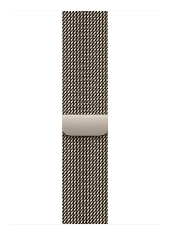 Image of Apple Apple 46mm Natural Milanese Loop - M/L MXMQ3ZM/A