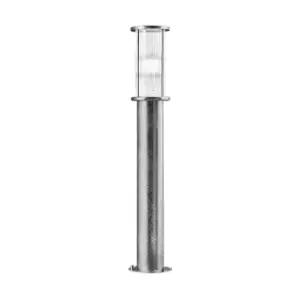 Image of Nordlux Linton Outdoor Bollard Light - Galvanised Silver