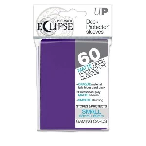 Image of Ultra Pro PRO Matte Eclipse Royal Purple Small 60 Sleeves 12 Packs