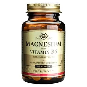 Image of Solgar Magnesium with Vitamin B 6 Tablets 100 tablets
