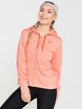 Image of Nike Training Dry Full Zip Hoodie Pink Size M Women