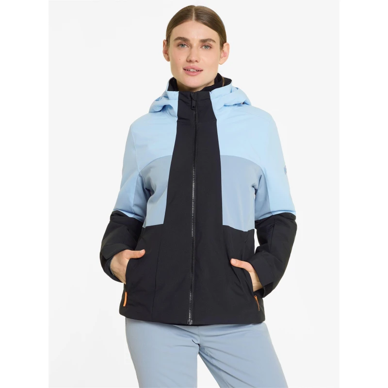 Image of Ziener Womens Tassila Weather-Resistant Insulated Ski Jacket Blue/Black female 12 (M)