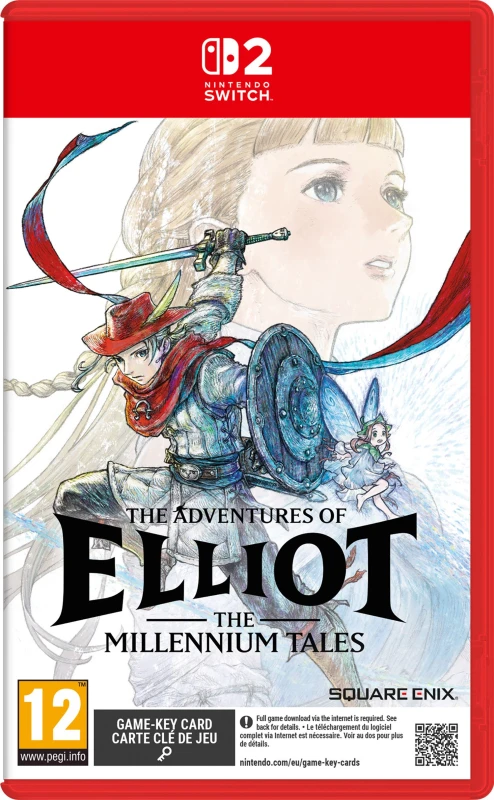 Image of The Adventures of Elliot - The Millennium Tales - Switch 2 + Departure Brooch Accessory + Attack Up Sword Magicite Switch 2
