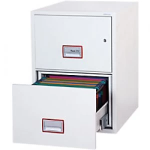 Image of Phoenix Filing Cabinet with Key Lock FS2262K 62L 720 x 530 x 810 mm White