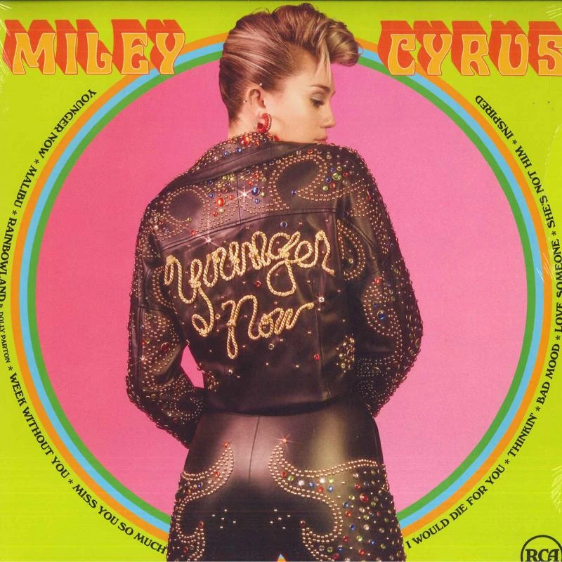 Image of Miley Cyrus Younger Now 1LP Black unisex