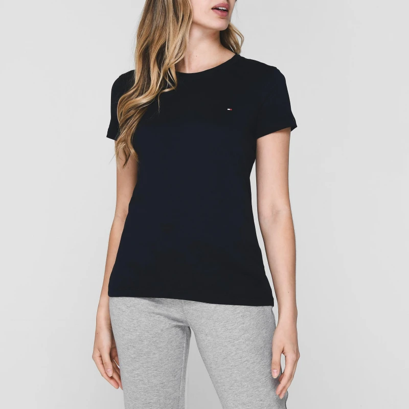 Image of Tommy Hilfiger Heritage Crew Neck T Shirt - Blue Blue 6