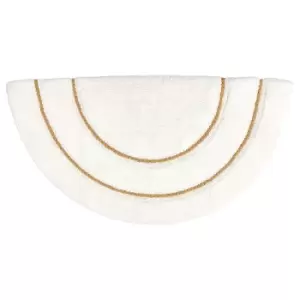 Image of Semi Circle Bath Mat Ochre