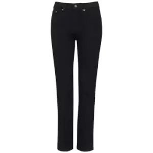 Image of AWDis So Denim Womens/Ladies Katy Straight Leg Jeans (10/L) (Black)