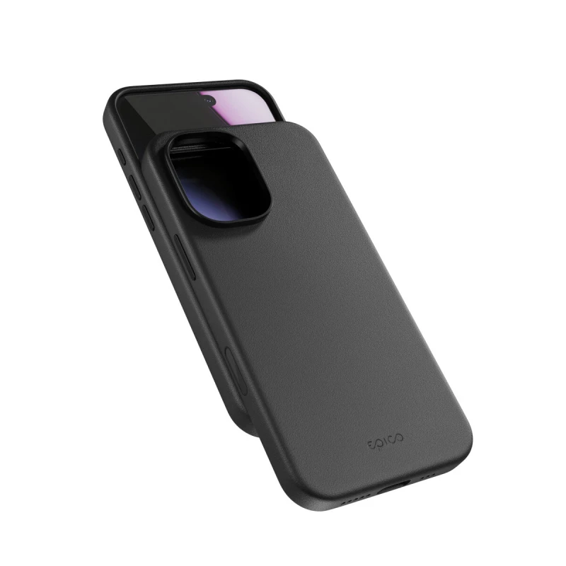 Image of Epico Epico Mag+ Leather Case iPhone 17 - Black 93910131300001