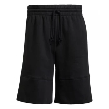 Image of adidas Sportswear Comfy and Chill Fleece Shorts Me - Black