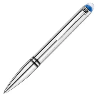 Image of Mont Blanc - Starwalker Metal Ballpoint Pen - Ballpoint Pens - Silver