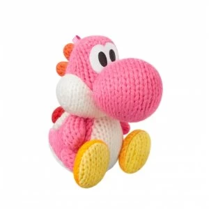 Image of Pink Yarn Yoshi Amiibo (Yoshi's Woolly World) for Nintendo Wii U & 3DS