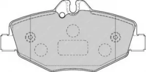 Image of Ferodo FDB1414 Brake Pad Set Front Axle Premier Car
