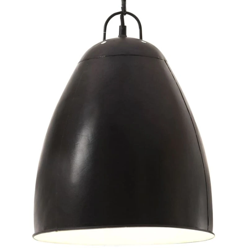 Image of VIDAXL Industrial Hanging Lamp 25 w Black Round 32cm E27 Vidaxl 8720286024454