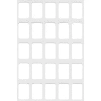 Image of Club SD04904 Self-Adhesive Labels 12mm x 18mm - White (10 Pack)